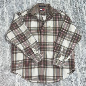 Vintage plaid Tommy Hilfiger long sleeve shirt